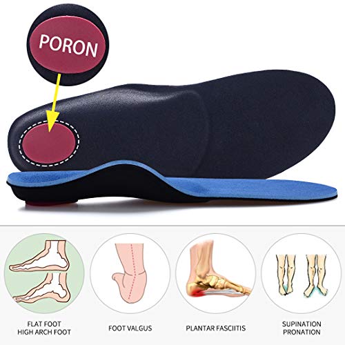 VALSOLE Solette Confort Ortopediche,su tutta la Lunghezza Cuscinetto per Supporto arco Plantare Soletta per la Fascite Plantare, Adatte a Uomini e Donne - Funzionalità e accessori