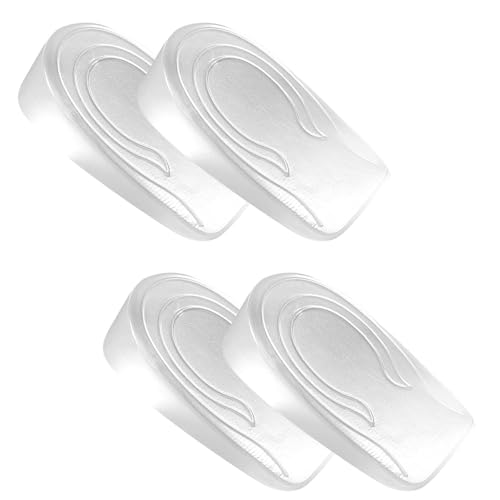 Yuannee Solette Ortopediche 1cm,4 PCS Talloniere in Silicone per Tallonite Spina Calcaneare Uomo Plantari con Gel Ammortizzante Ideali per Scarpe Comfort Giornaliero - Design e materiali
